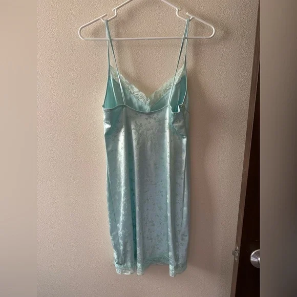 Motel rocks Coti Bodycon Dress In Botanist Flocking Spearmint size large - Picture 8 of 8